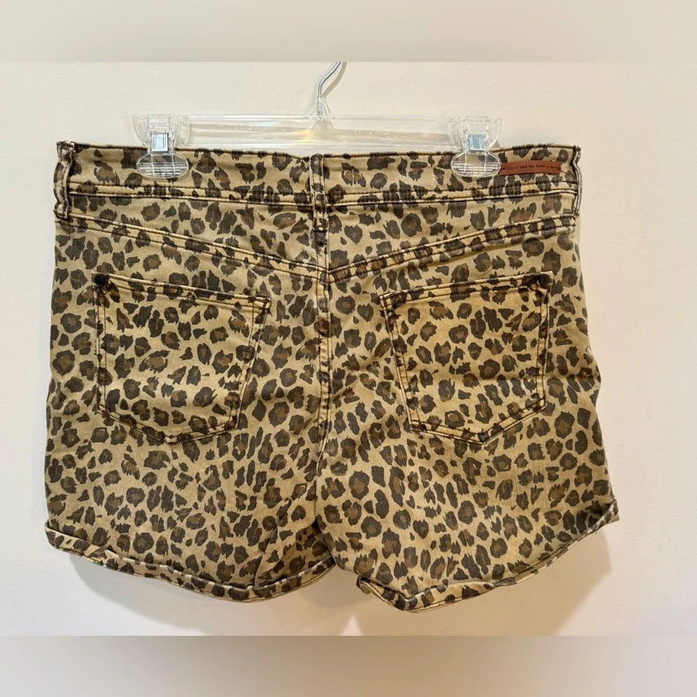Anthropologie Leopard Print Shorts - Brown - Picture 4 of 7
